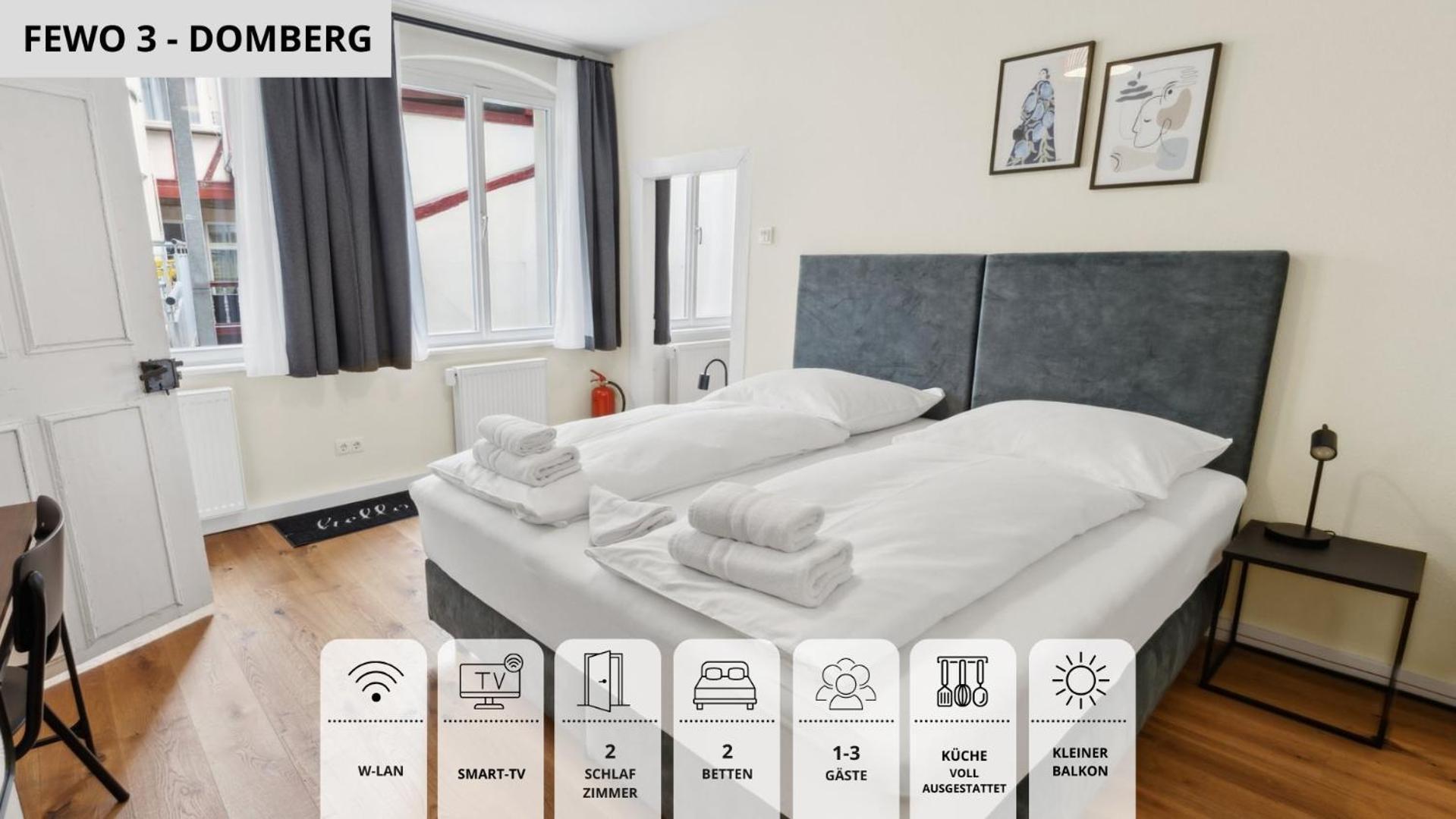 Neu Kapapart15 - 6 Schoene Fewos Mit Einbaukueche, Bad Und Balkon In Der Altstadt Auf Bambergs Insel Eksteriør bilde